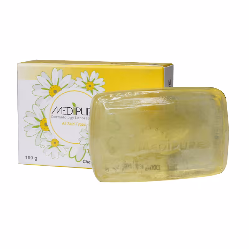 شوینده غیر صابونی جامد شفاف و روشن کننده پوست مدیپور