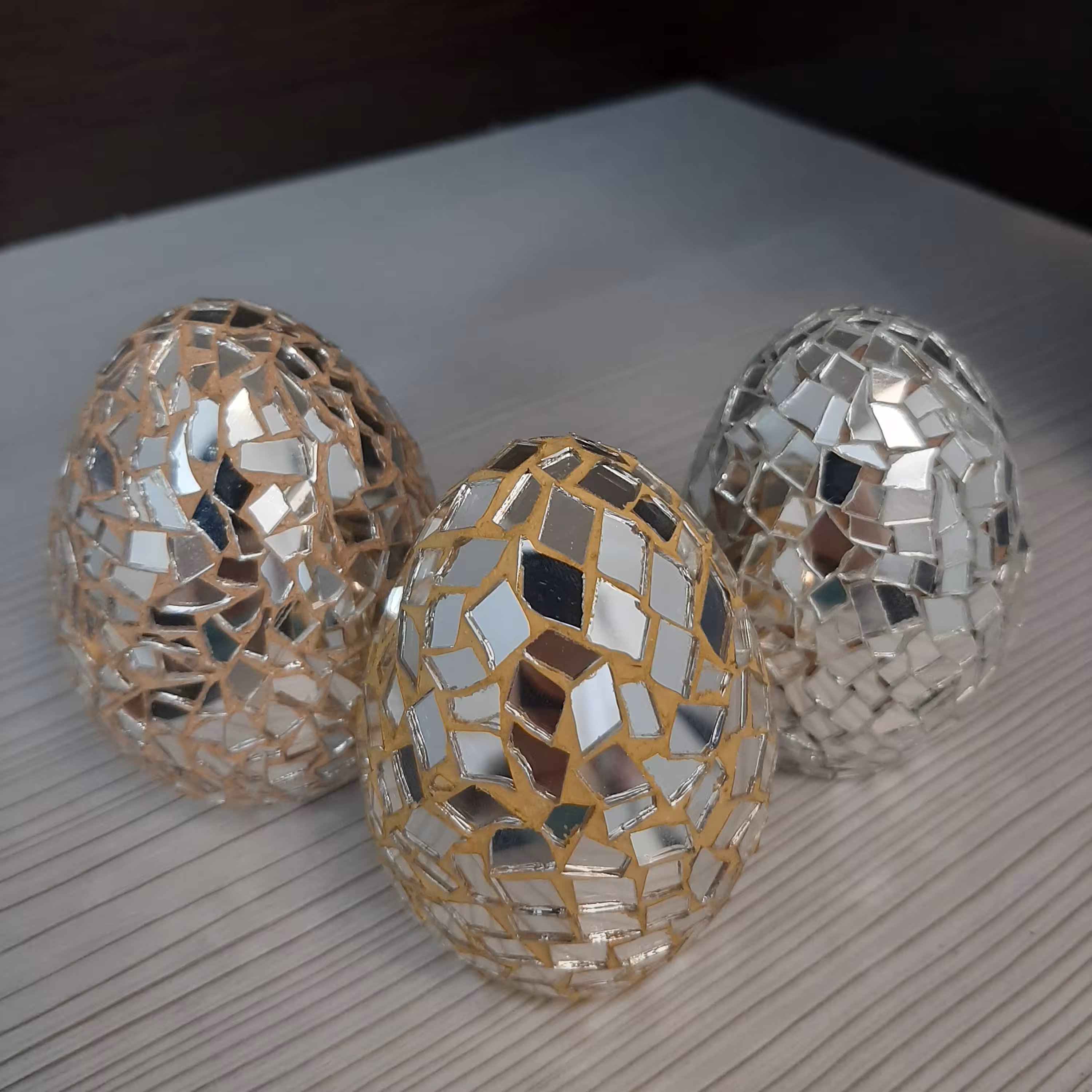 تخم مرغ هفت سین سفالی آیینه کاری در رنگبندی های دلخواه