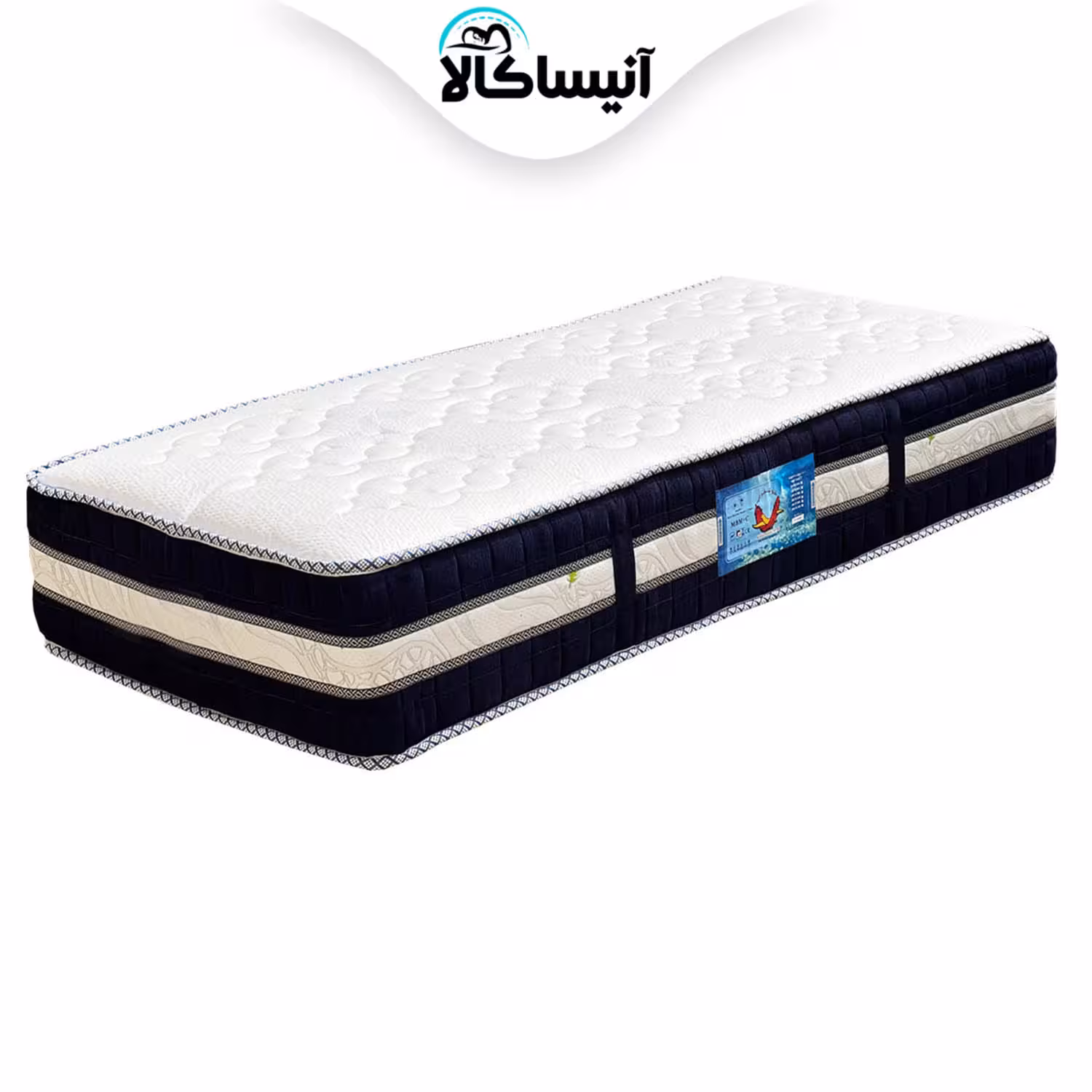 تشک یک نفره خوشخواب مدل ام بی ام پلاس سایز 200 × 90 سانتی متر