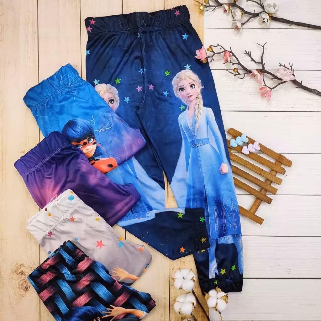 شلوار تک دخترانه چند طرح