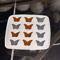 جایخی سیلیکونی طرح پروانه