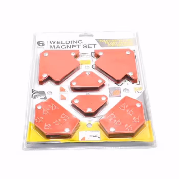 گونیا جوشکاری مدل WELDING-MAGNET-6 PC مجموعه 6 عددی | کالا مکس