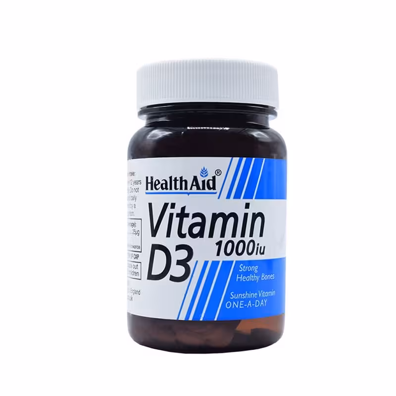 قرص ویتامین D3 1000 واحد هلث اید | Health Aid Vitamin D3 1000IU