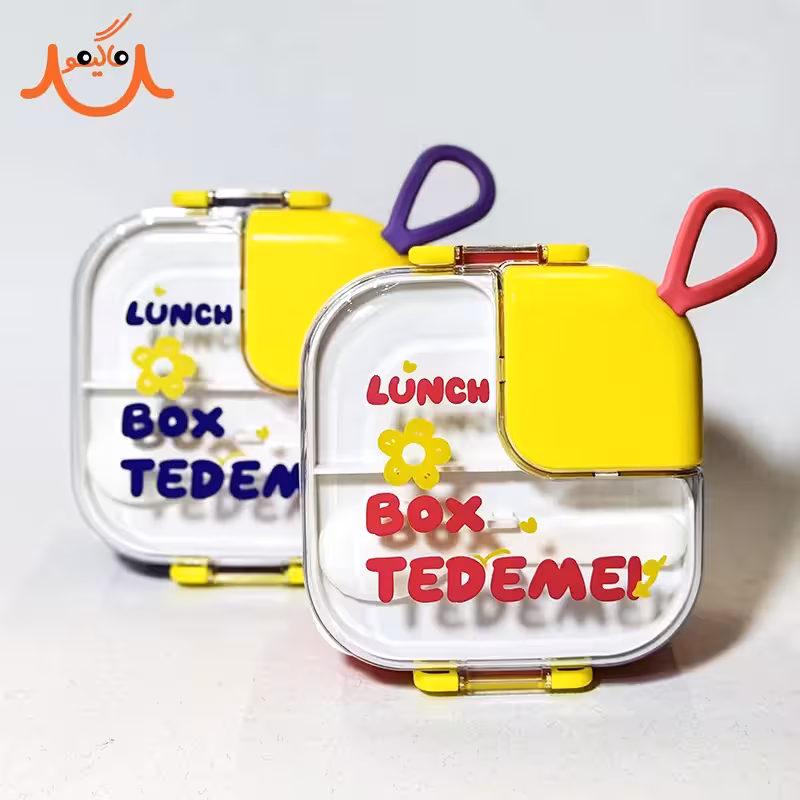 ظرف غذا Tedemei دو طبقه داخل استیل