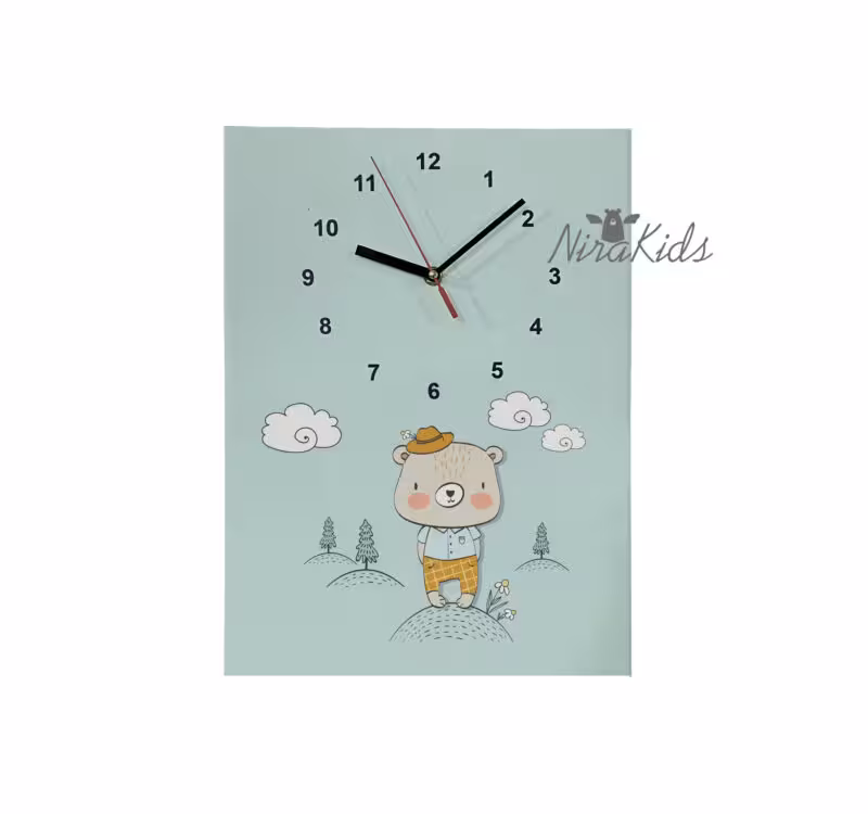 ساعت طرح خرس کلاه پوش