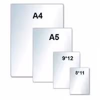 طلق پرس 150 میکرون سایز A4