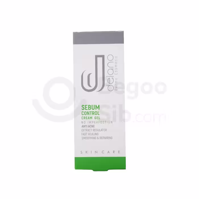 ژل کرم مرطوب کننده پوست چرب دلانو 50 میلی لیتری