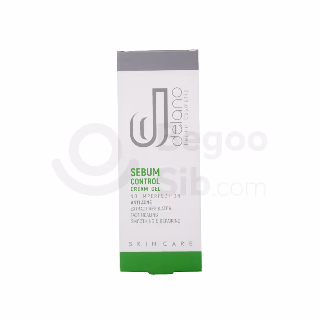 ژل کرم مرطوب کننده پوست چرب دلانو 50 میلی لیتری