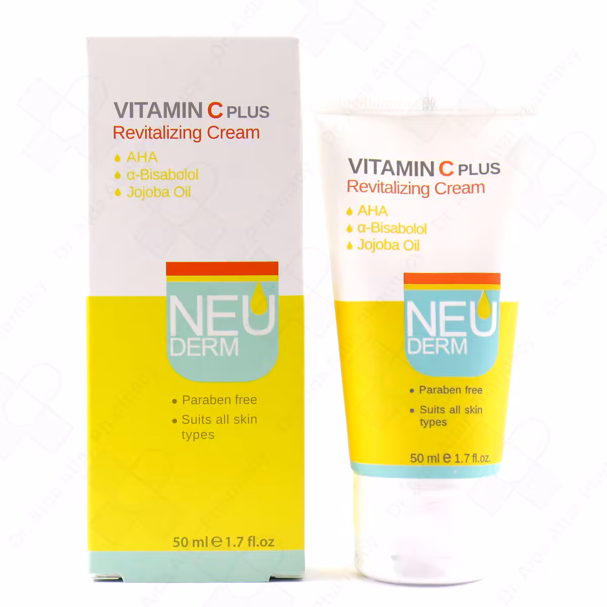 کرم روشن کننده ویتامین سی پلاس نئودرم 50 میلی لیتر