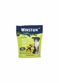 تشویقی گیاهی سگ وینستون مدل استخوان کوچک با طعم عدس قرمز Winston Veggie Mini Bones وزن 100 گرم
