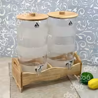 کلمن شیشه ای موناکو دوقلو ساده مات