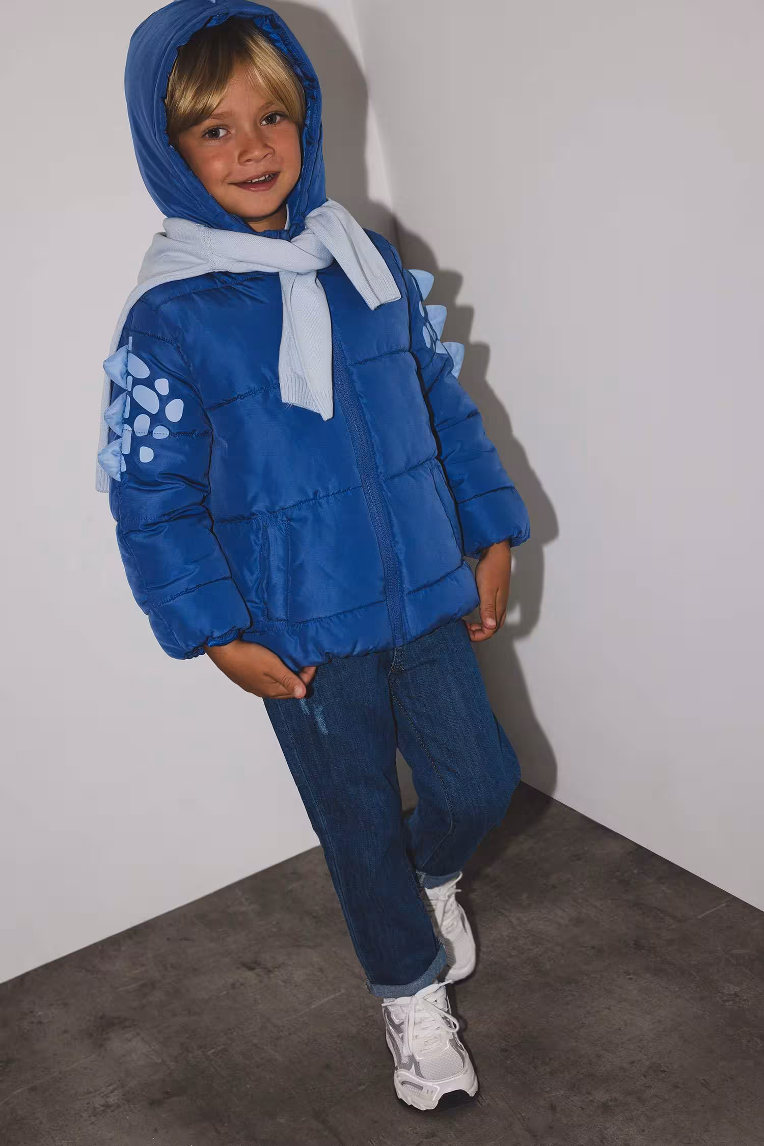 کاپشن نوزاد پسر آبی دفکتو