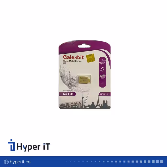 فلش مموری گلکسبیت مدل Micro Metal Series M6 USB 2.0 ظرفیت 64 گیگابایت