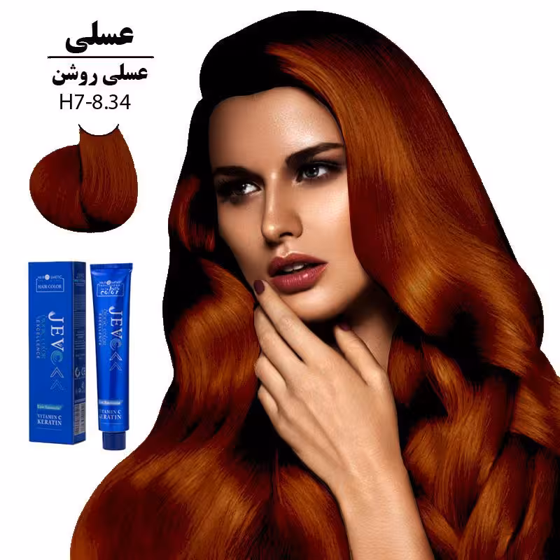 رنگ مو کراتینه جوو عسلی روشن H7-834