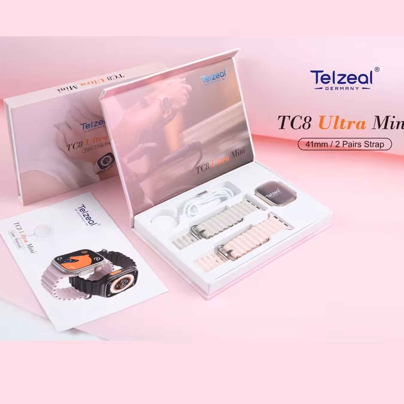 ساعت هوشمند اولترا اپل واچ مینی مخصوص خانما 