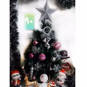 خرید درخت کریسمس تزیین شده