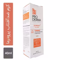 کرم ضد آفتاب و مرطوب کننده پرودرما مدل SPF60 با رنگ بژ طبیعی