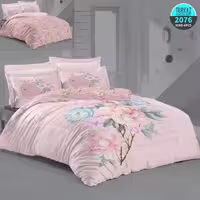 سرویس لحاف روتختی 2 نفره چاپی تنسل برند ترکاز(Turkaz) کد 2076