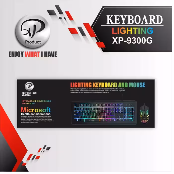 کیبورد مخصوص بازی ایکس پی-پروداکت مدل XP-9300G