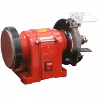 دستگاه سنگ سنباده 125 میلیمتر با سه نظام و صفحه سنباده محک DGD-125/2