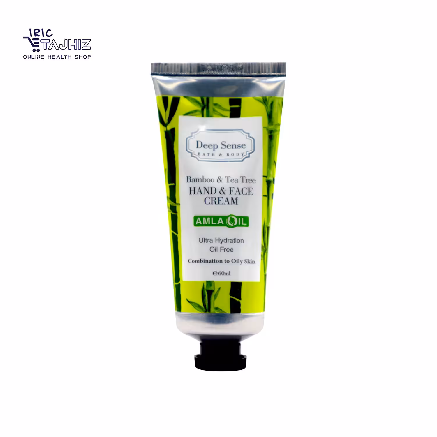 کرم مرطوب کننده دست و صورت درخت چای و بامبو دیپ سنس 60 میلی لیتر