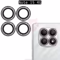 محافظ لنز نگین دار شیائومی Diamond Ring Lens Protector Glass | Redmi Note 15 4G