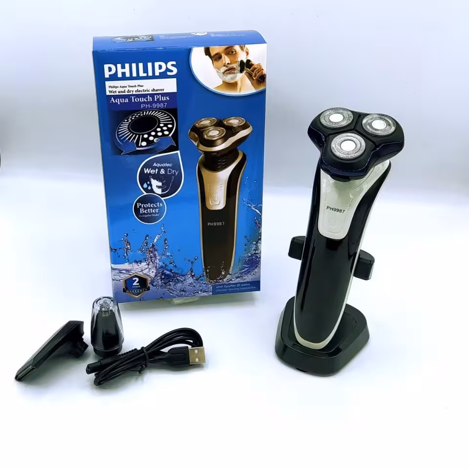 ریش تراش فلیپس حرفه ای ست کامل خط زن ،بینی زن،ریش تراش