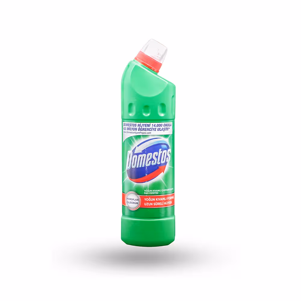 مایع جرم گیر و ضدعفونی کننده دامستوس رنگ سبز حجم 750 میل