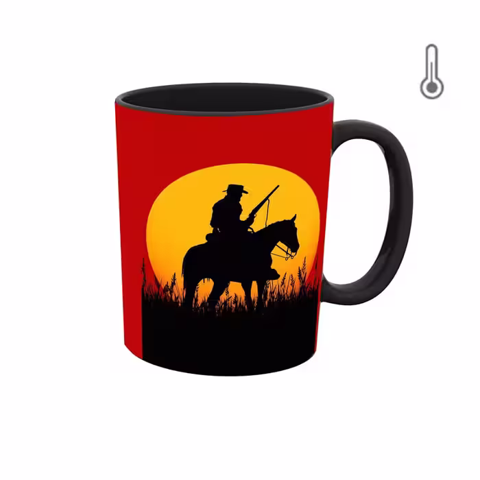 ماگ حرارتی  بازی رد دد 2 RED DEAD
