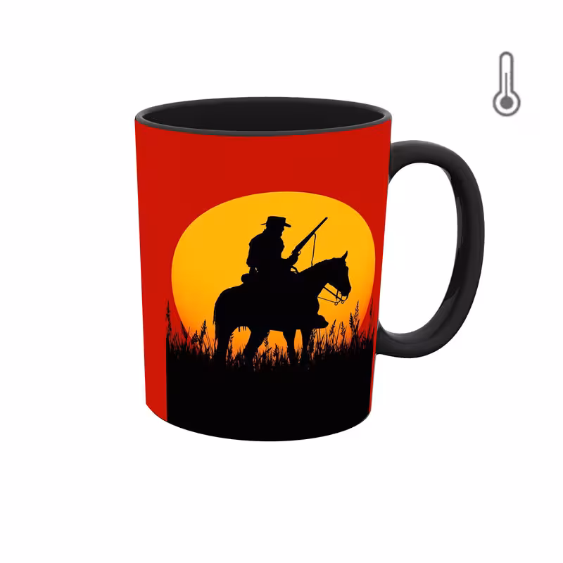 ماگ حرارتی  بازی رد دد 2 RED DEAD