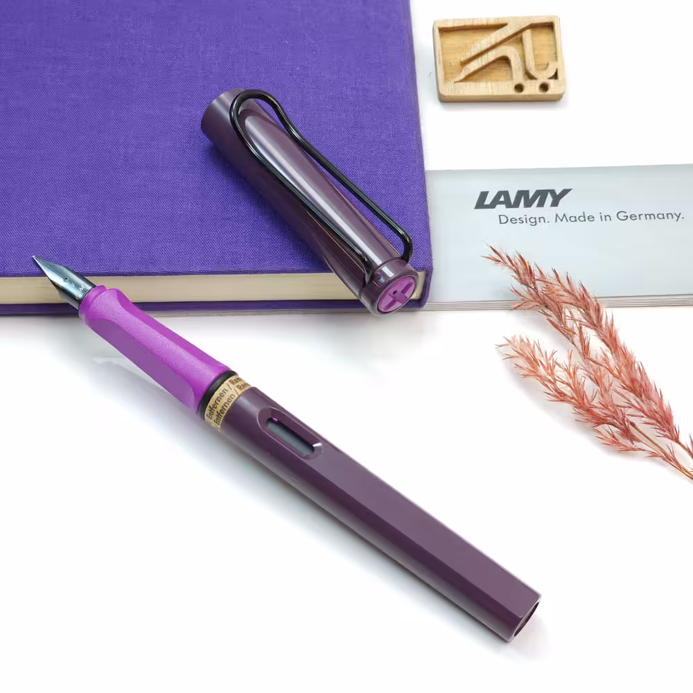 خودنویس لامی سافاری بنفش و شاه توت LAMY SAFARI FP Violet blackberry 0D8