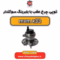 توپی چرخ عقب با بلبرینگ سوکت دار ام وی ام x33