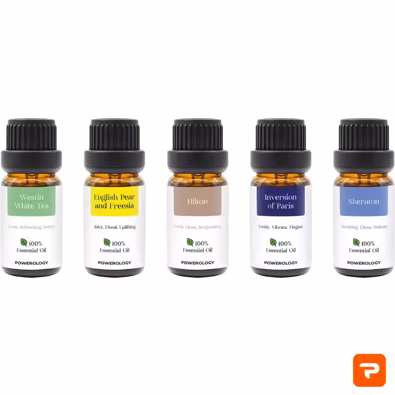 ست روغن خوشبوکننده پاورولوژی مدل Premium با رایحه‌های هتلی