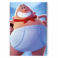 دفتر مشق کارتون کاپیتان زیر شلواری