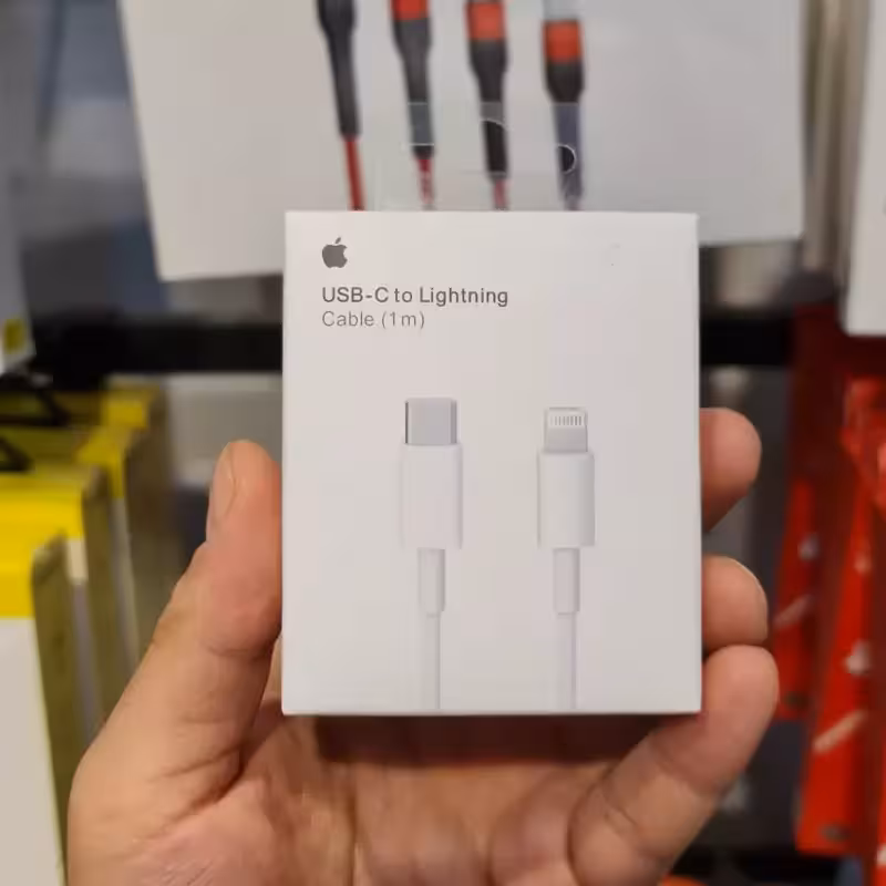 کابل تبدیل USB-C به لایتنینگ مدل appl طول 1 متر اورجینال