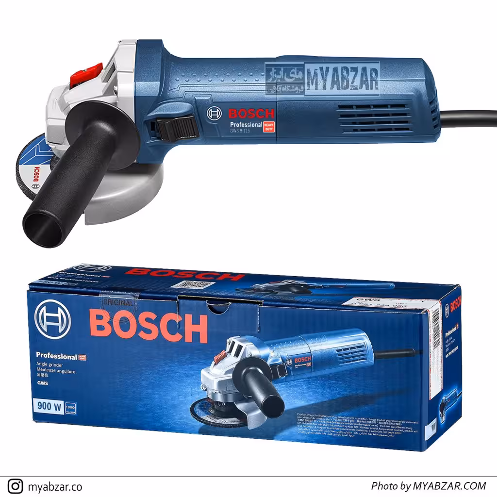 مینی فرز بوش 900 وات مدل GWS 9-115
