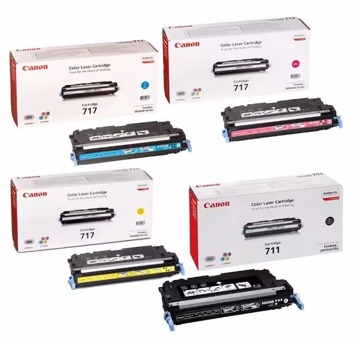 کیت کارتریج تونر لیزری کانن مدل 717