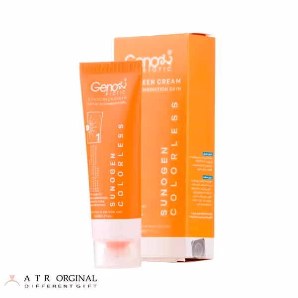کرم ضد آفتاب بی رنگ ژنو بایوتیک با SPF50 مناسب پوست چرب و مختلط