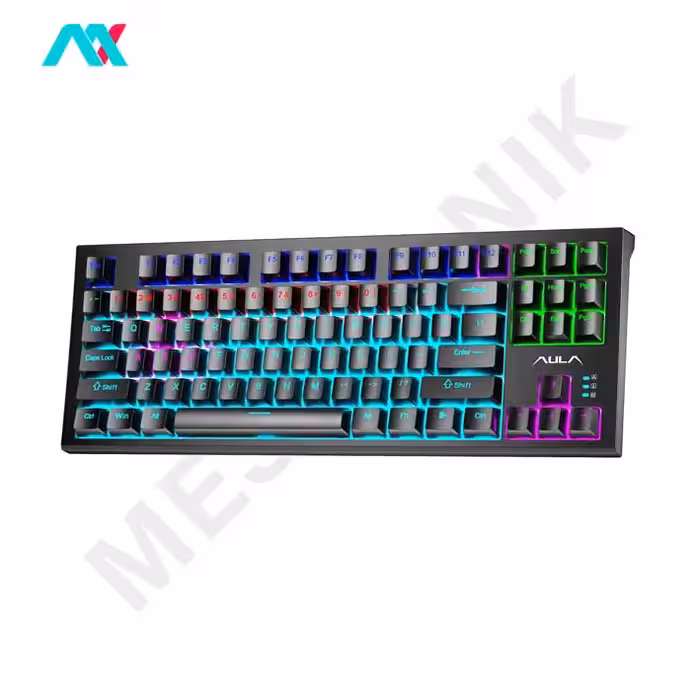 کیبورد گیمینگ مکانیکال سیمی آئولا مدل F3032 red switch