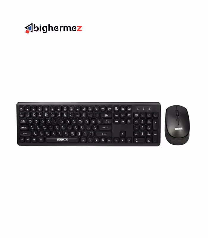 کیبورد و ماوس بیسیم سادیتا مدل SKM-2401 WL
