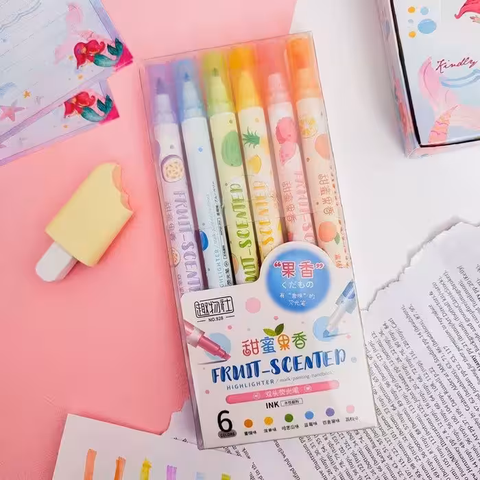 هایلایت 6 رنگ معطر کد 928