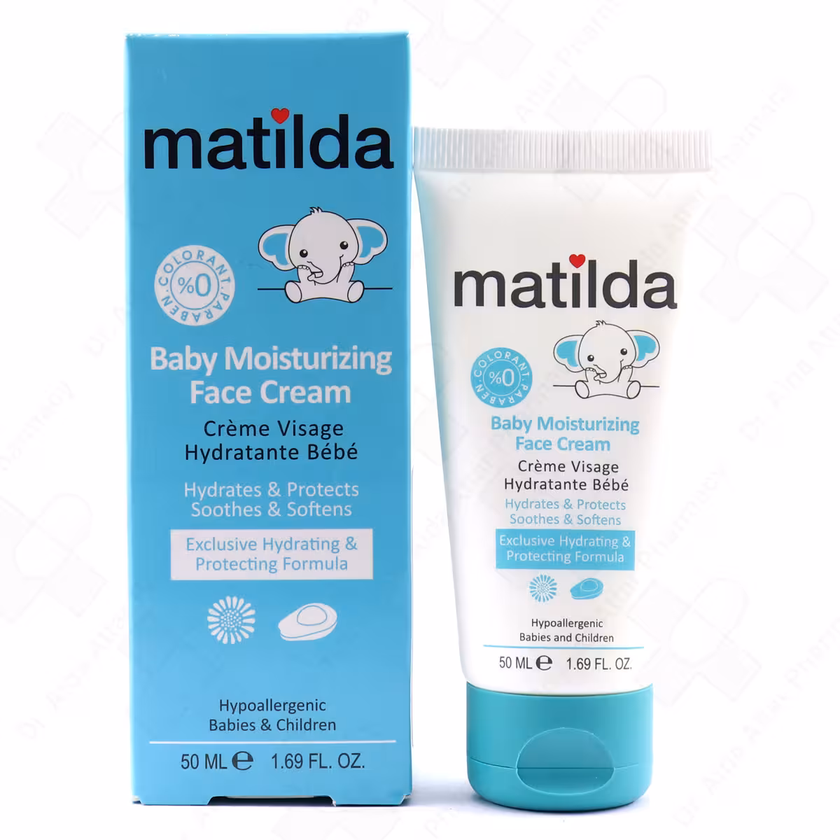 کرم مرطوب کننده صورت کودک ماتیلدا 50 میلی لیتر