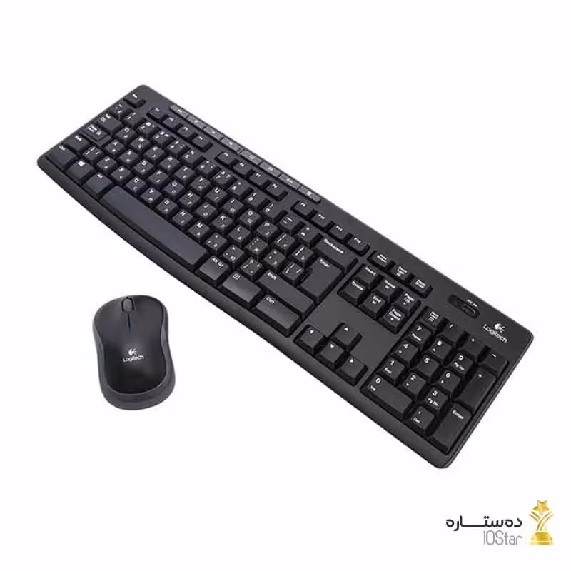 کیبورد و ماوس بی‌سیم لاجیتک مدل Logitech MK270 با حروف فارسی