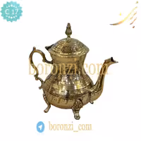 قوری برنجی پایه دار کد 1130