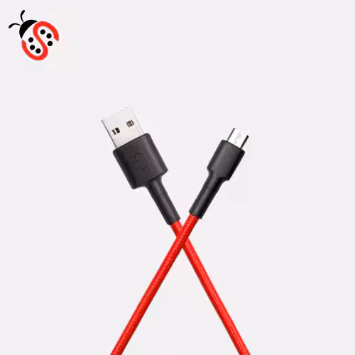 کابل شیائومی 100 سانتی متری Micro USB Braided Kevlar