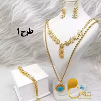 ست کامل دو‌لاین گل فیروزه