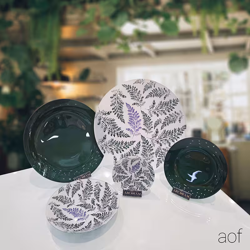 سرویس 6 نفره 25 پارچه ترکیبی طرح وایولت (Violet)