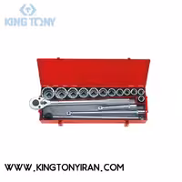 6016SR – جعبه بکس 3/4 اينچ ساده 12 گوش  16 عددي ( 2 -7/8 ) کينگ توني