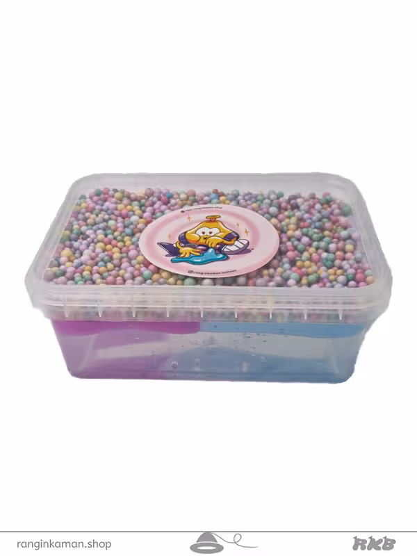 ژل بازی آدامسی 3D (سه بعدی) آبی-بنفش