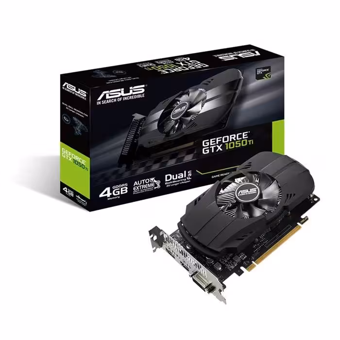 کارت گرافیک ایسوس مدل PH GTX1050TI با ظرفیت 4 گیگابایت